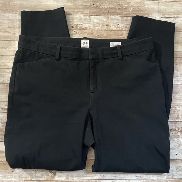 GAP Women’s Bi-Stretch Skinny Ankle Pants Black 14 Reg Large - Picture 10 of 16